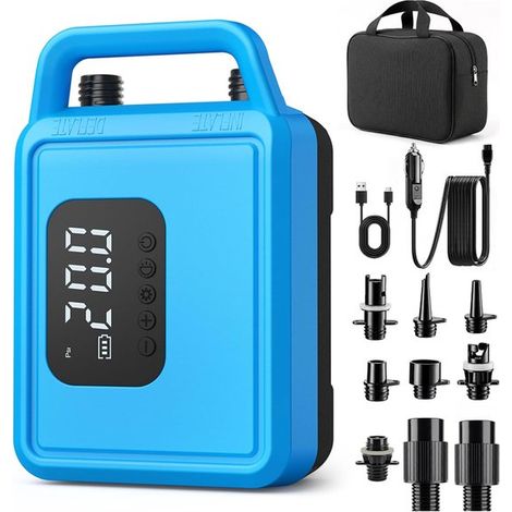 Pompa ad aria elettrica per SUP, 20 psi, batteria da 15600 mAh, spegnimento automatico (1/5)