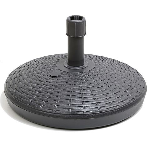 Pied De Parasol 30 L Couleur: Anthracite Ø58x15cm Ipae Progarden (1/2)