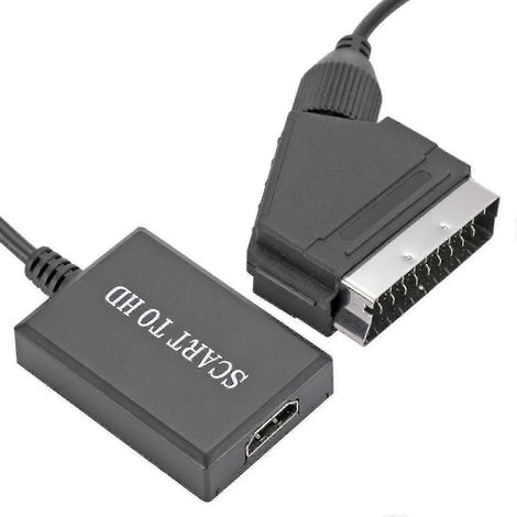 Câble HDMI vers péritel, adaptateur HDMI vers péritel, convertisseur HDMI vers péritel, adaptateur vidéo (1/3)