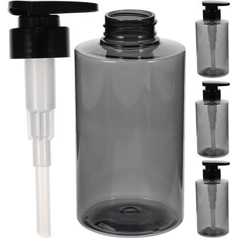 300 ml transparente graue PET Nachfüllflasche für Shampoo