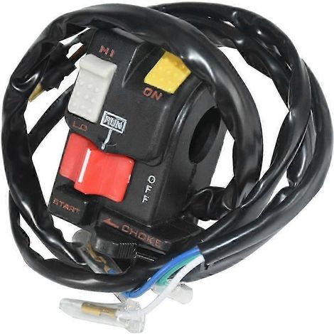 Ensemble interrupteur de démarrage/arrêt/starter/feu de démarrage neuf pour quad Honda TRX 300 TRX3 (référence 35020-HC4-004). (1/5)