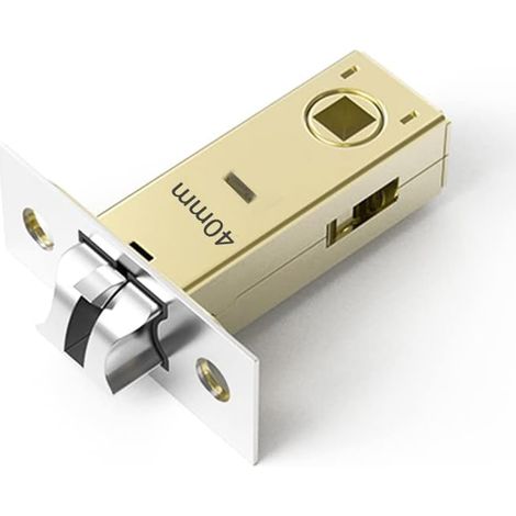 Goupille Tubulaire de 60 mm, Goupille de Cheville à Fourche, Goupille de Ressort de Porte Silencieuse, Porte Intérieure avec Panneau en Acier Inoxydable, Poignée de Porte à Levier