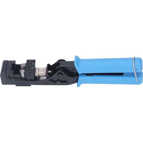 Pince à sertir RJ45 acier alliage bouche plate coupe et sertissage câble réseau Cat5 Cat6 (1/5)