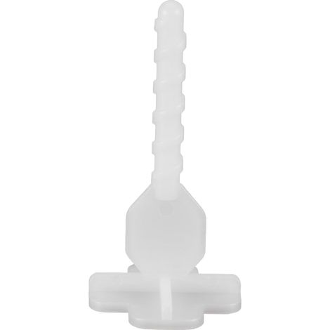 100 separadores de plástico para baldosas de suelo y pared, sistema de nivelación de baldosas (con base) (1/2)