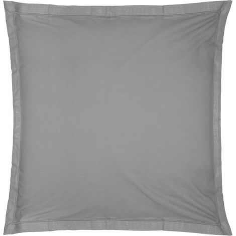 Federa carina in cotone grigio topo 63x63cm - Atmosphera créateur d'intérieur