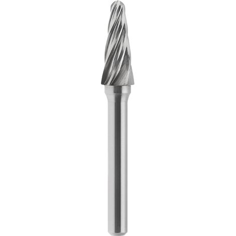 HM-Rotationsfeile konisch abgerundete Spitze Aluminium 10x25mm Schaft 6 Fervi