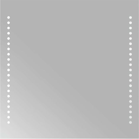 Maison Exclusive - LED-Badspiegel 40x40 cm