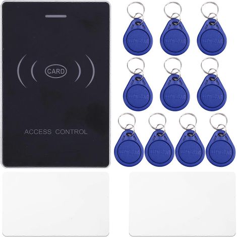 Contrôleur d'accès RFID double fréquence pour cartes IC et ID, alimentation 9-24V, comprend 2 cartes mères, capacité de 20 000 cartes. (1/5)
