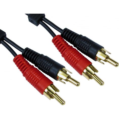 Câble RCA RCAx2 vers RCAx2, Long. 1.2m ( Prix pour 1 )