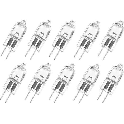 10er-Packung G4 20W 24V dimmbare Halogenlampen, klares Gehäuse, warmweiß (1/5)