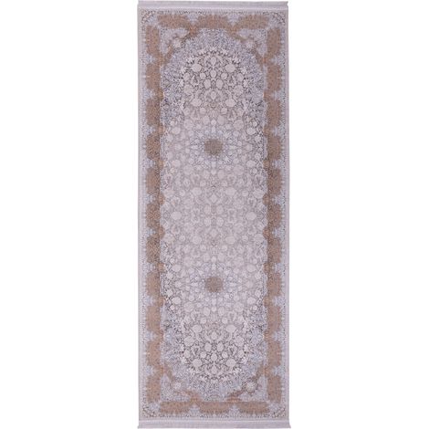 Tapis oriental tissé Liyana  - 200x100cm, Rectangular - 100% Acrylique - Tissé - Beige (1/5)
