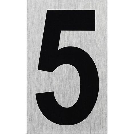 Targa per porta in alluminio 5 100x60mm