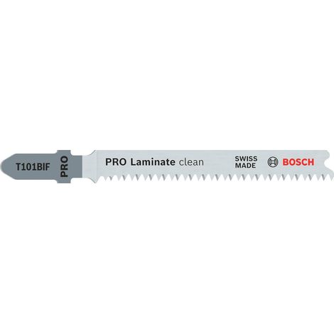 Bosch PRO Lames de scie sauteuse Laminate clean T101BIF 83 mm 2 pièces - 2608655091 (1/3)