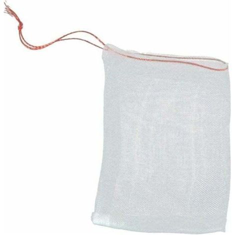 Lot de 100 sacs de protection pour fruits – Filet anti-insectes pour arbres fruitiers – Sacs en maille avec cordon de serrage pour protéger les tomates, raisins, mangues (25,4 x 15,2 cm) (1/4)