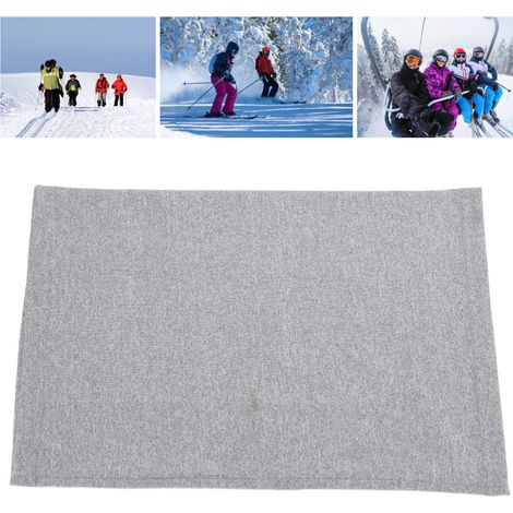 Cagoule Respirante avec Poche Filtre pour Sport Extérieur Hommes Femmes - Polyester Gris 103g avec 100 Filtres (1/5)