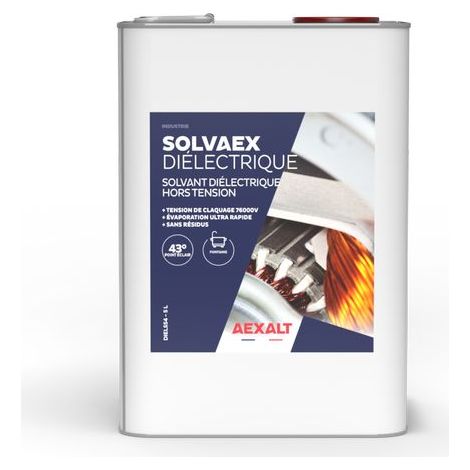 Solvant diélectrique à évaporation rapide Tension de claquage de 76 000 V - AEXALT - Bidon 5L - DIEL554