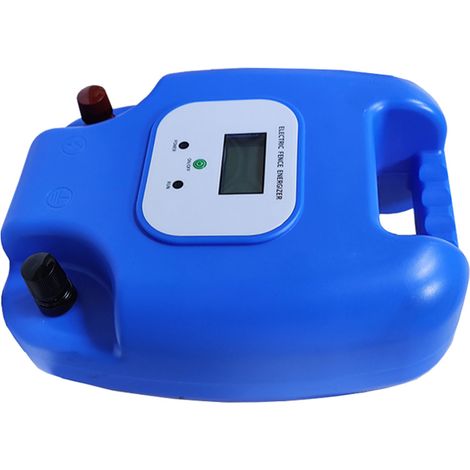 Chargeur de clôture électrique 1,5 J, portée de 3 à 10 km, étanche, à impulsions, sans danger pour les animaux, pour l'élevage de porcs, chevaux, bovins et ovins, prise UE 100-240 V (1/5)