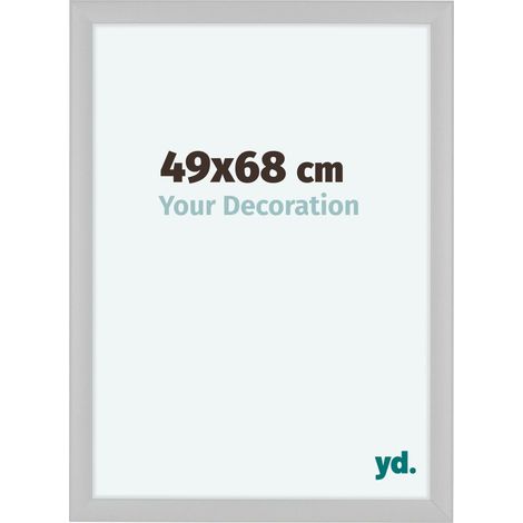 yd. - Cadre photo 49x68 - Blanc Mat - MDF - Como (1/5)