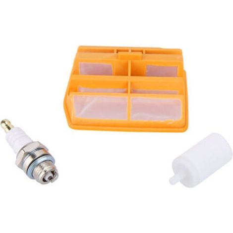 Kit de Filtre à Air et Bougies pour Tronçonneuse Modèles 445 450 - Pièces de Rechange Qualité Supérieure - (1/3)
