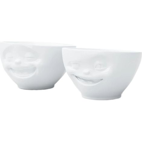 2 petits bols en porcelaine 200 ml Tassen - Rieur et Clin d'o (1/3)