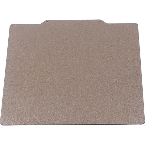 Plaque en acier à ressort magnétique résistante à la chaleur, flexible double face PEI, 320x310mm pour imprimante CR10 V2, surface adhérente durable, remplacement haute température (1/5)