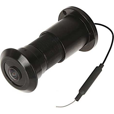 Telecamera spioncino IP WiFi Tuya Smart Full HD 1080p grandangolare Fisheye rilevazione movimento notifiche push con Slot Micro SD Metallo (1/4)