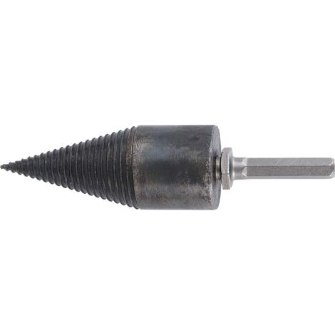 Step Drill Bit - Heavy Duty Firewood Drill Bit - Steel Splitting Drill Bit - Step Drill Bit for Metal Wood Plastic Multi-Hole Taper Drill Bit (Hexagonal Handle) (1/5)