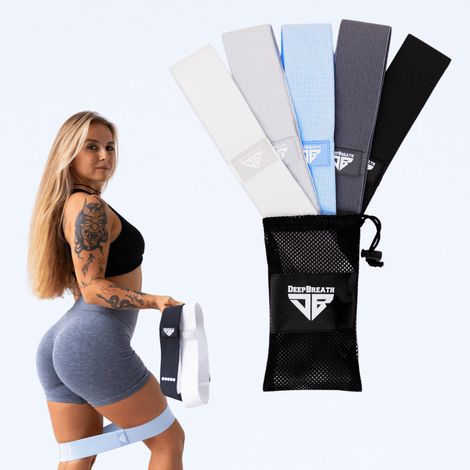 Fasce elastiche per il fitness in tessuto – Mini Deep Ocean Band (1/4)