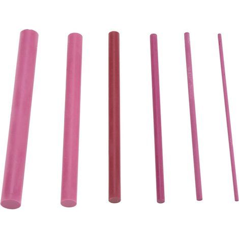 Pierre à Aiguiser Cylindrique, 6 Pièces Tige D’affûtage 3000 Grains, Accessoire D'affûtage De Pierre à Huile Pour Tous les Couteaux Outils De Cuisine (1/5)