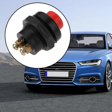 Interrupteur de Démarrage à Bouton-Poussoir Rouge 50 A 489056 2 Pièces pour Applications Automobiles Et Marines (1/3)
