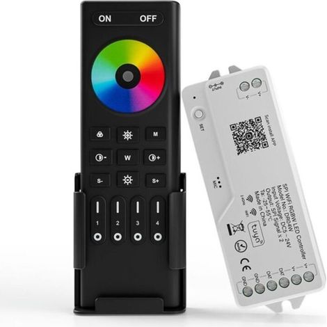 2.4 GHz WiFi Controller DR04W SPI RGBW RC03RF, Tuya APP Remote Control