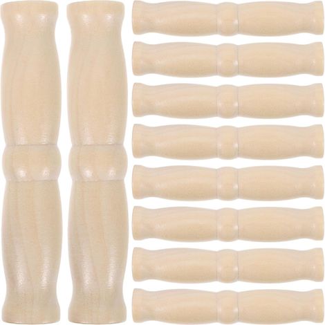 24 Stück Eimergriffe aus Holz rutschfeste ergonomische