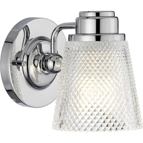 Hudson Applique 1 Lumière Chrome Poli IP44 (1/6)