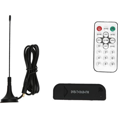 RTL2832U USB DVB‑T FM SDR Dongle Récepteur TV numérique Tuner Stick (1/5)