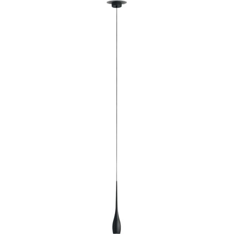 Lampada a Sospensione Coco Nero LED 7W 570lm 3000K, Struttura in metallo, IP20, Classe 1, Design Elegante e Moderno - Brand Illuminazione (1/3)