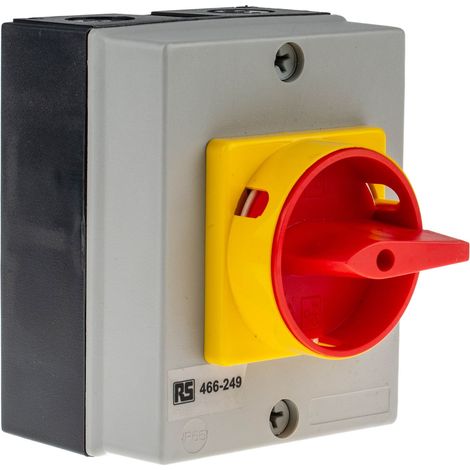 Rs Pro – Coupe-circuit 4 pôles 20 A – Puissance 7,5 kW – Norme EN60947 – Pour distribution électrique sécurisée