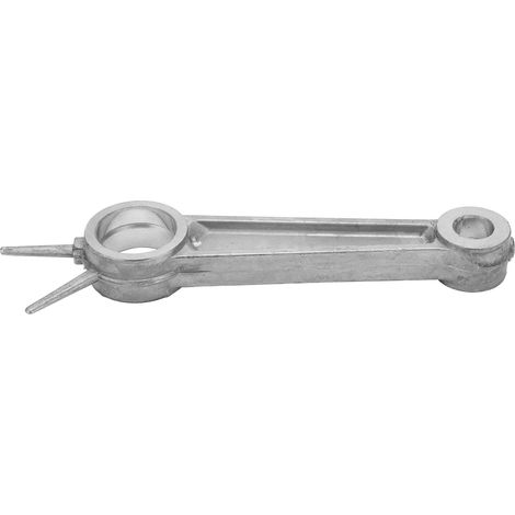 Packung mit 10 geschlossenen Schraubhaken aus silberfarbenem Edelstahl 304, M8x60 mm, zur Befestigung an Betonwänden (1/5)