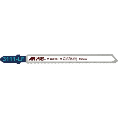 MPS 3111-LF Bimetall-Stichsägeblatt, extra lang, 21 Zähne pro Zoll, für Edelstahl und Blech bis 3 mm