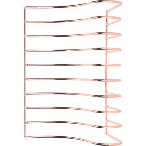Serre-livres en forme de S pour le rangement de documents et l'usage au bureau serre-livres en métal au design créatif étagères de formes variées. (1/5)