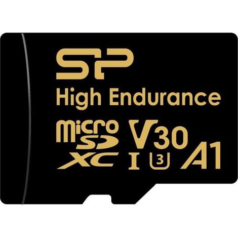 Silicon Power microSDXC Haute Endurance 128 Go V30 + ADAPTATEUR