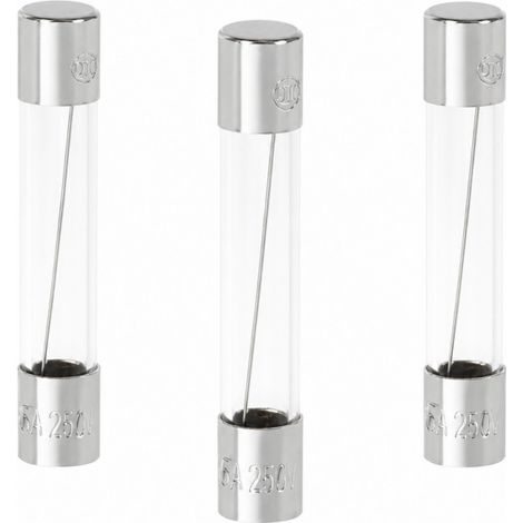 SICHERUNG GLAS FUS. RAP. DURCHMESSER 6MM-LÄNGE 32MM-5A-250V-3 STÜCK