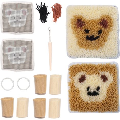 Juego de posavasos acolchados, hechos de poliéster, suaves y duraderos juego de alfombras acolchadas para armar, ideal para principiantes.