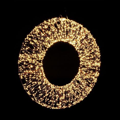 Corona Luminosa 1140 MicroLED Classiche in Rame Diametro 50cm (1/3)