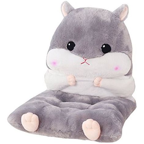 Coussin de Chaise Siamois Chaud Coussin d'Assise Siège Détachable Galettes de Chaise Epais Doux Motif Hamster Mignon Coussin de Jardin Exterieur Fauteuil Bureau Cuisine Salle à Manger Confortable (1/5)