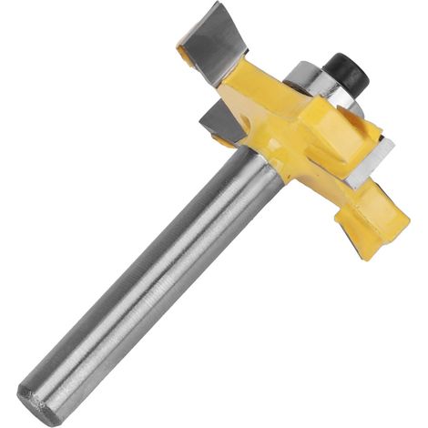 Fraise à rainurer en T à 4 lames en carbure cémenté, outil de fraisage, accessoires pour le travail du bois (1/4)