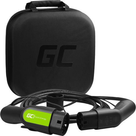 Green Cell® GC Typ 2 EV-Ladekabel Elektrofahrzeug PHEV  3,6kW  16A  Typ 2 zu Typ 2  5 Meter  Einphasig  Kompatibel mit Golf GTE, Ioniq PHEV, 225xe, 330e, 530e (1/5)