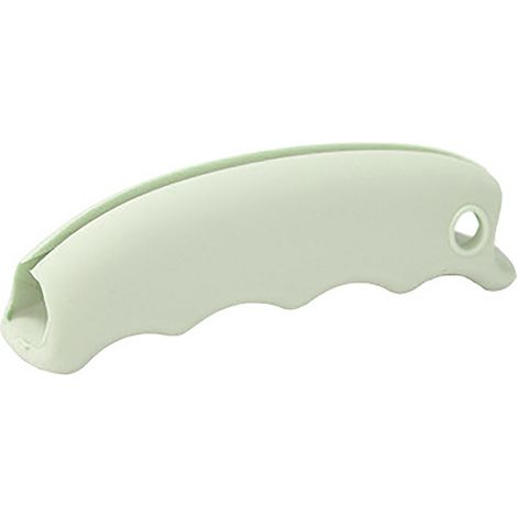 Porte-sac d'épicerie en Silicone, support de courses, poignée de transport en plastique polyvalente, vert (1/5)