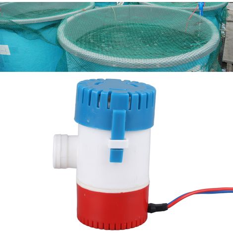 Pompe de coque CC, pompe à eau semi-automatique 12 V, petite pompe centrifuge submersible, pompe à eaux usées pour canalisations, pompe à eau à haute pression (1/5)