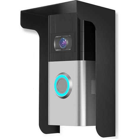 Copertura impermeabile e antiriflesso per videocitofoni Blink/Google Nest/Arlo/Eufy/Kasa/Ring/Aosu/Wyze/Tapo/Reolink, copertura in metallo resistente alle intemperie, 2 pezzi (1/4)