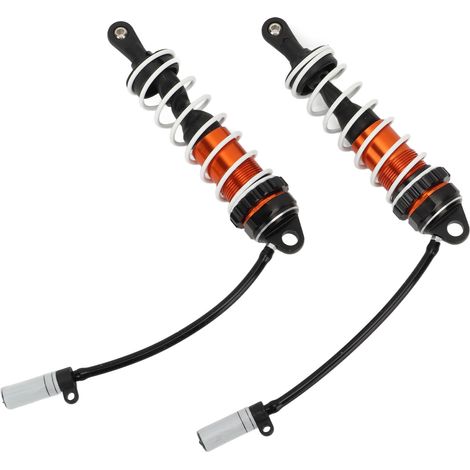 2 Pièces Suspensions Avant Réglables en Hauteur en Alliage d'Aluminium pour Modèles RC 1/7 ZD Racing 07 (1/5)